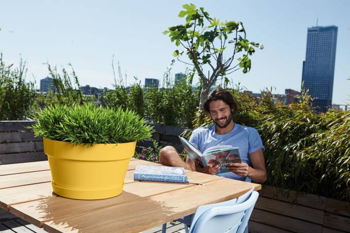 loft urban schale 35cm ocker